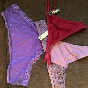 NWT bundle of cute/sexy panties!